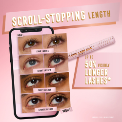 Max Factor 2000 Calorie Long Lash Era - удлиняющая тушь для ресниц оттенок 003 Black Brown, 7 ml