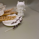 Брошь "Веточка вербы"