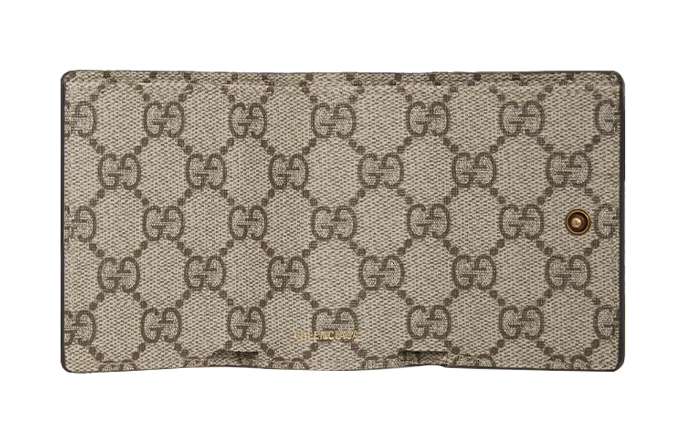 GUCCI Canvas Wallet Unisex Ebony