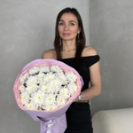 Монобукет из хризантем