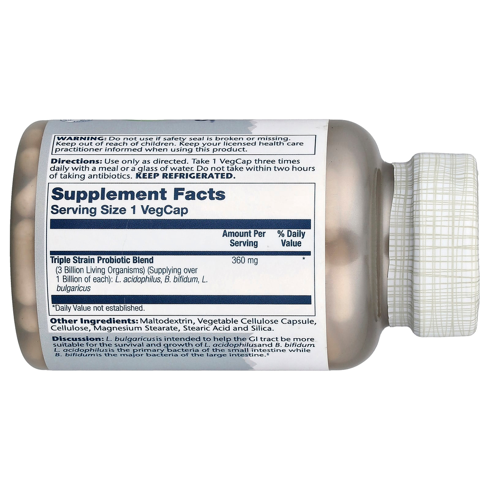 Solaray, сублимированные пробиотики Multidophilus™, 180 растительных капсул