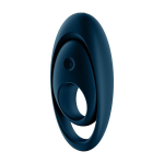 Темно-синее эрекционное кольцо 2,5см Satisfyer Glorious Duo