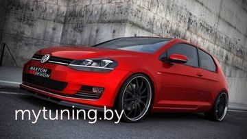 Сплитер переднего бампера для VW Golf 7