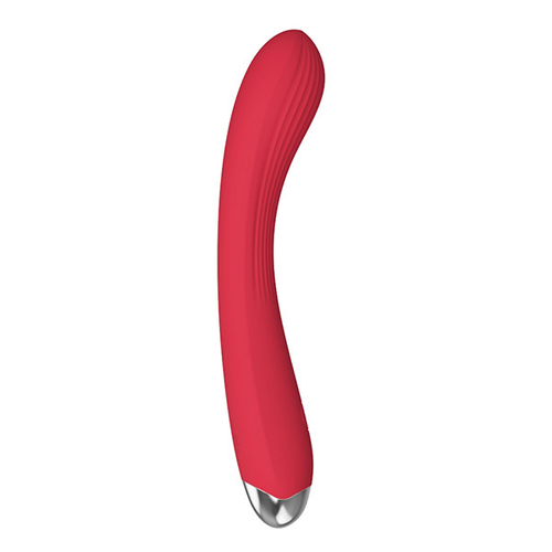 Красный гибкий силиконовый вибратор Secwell Vibrating Massager SW3014R