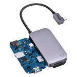 USB Хаб Baseus PadJoy 6-Port Type-C HUB (Type-C to HDMI+USB3.0+Type-C/PD+SD+TF+3.5mm)