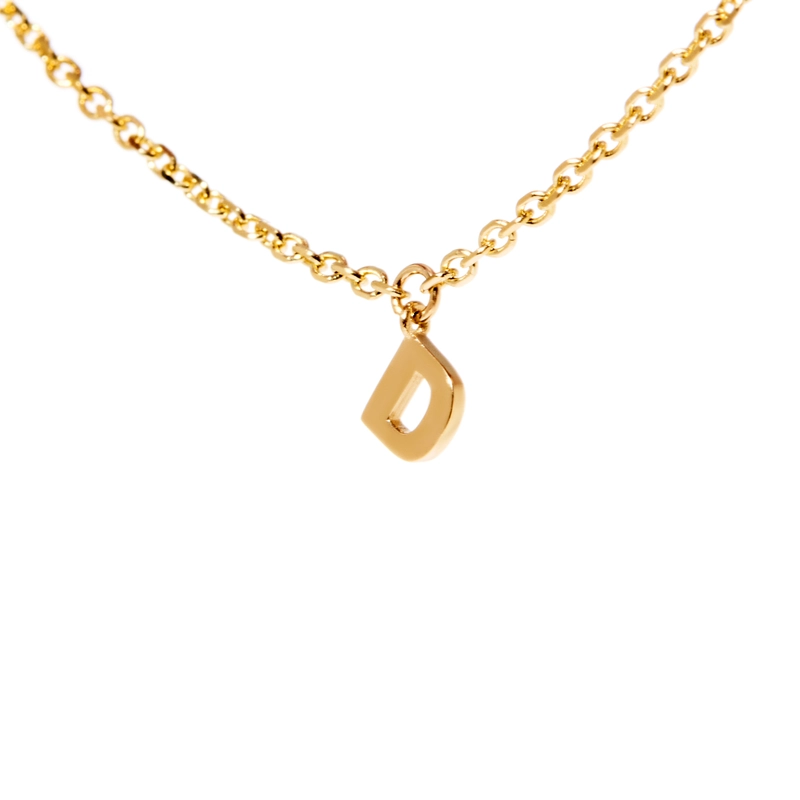 Вечный браслет Персонализация с Буквой – Золото