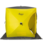 Палатка зимняя утепленная Premier Fishing Куб-2 желтый/серый (PR-WFSCI-180YG)