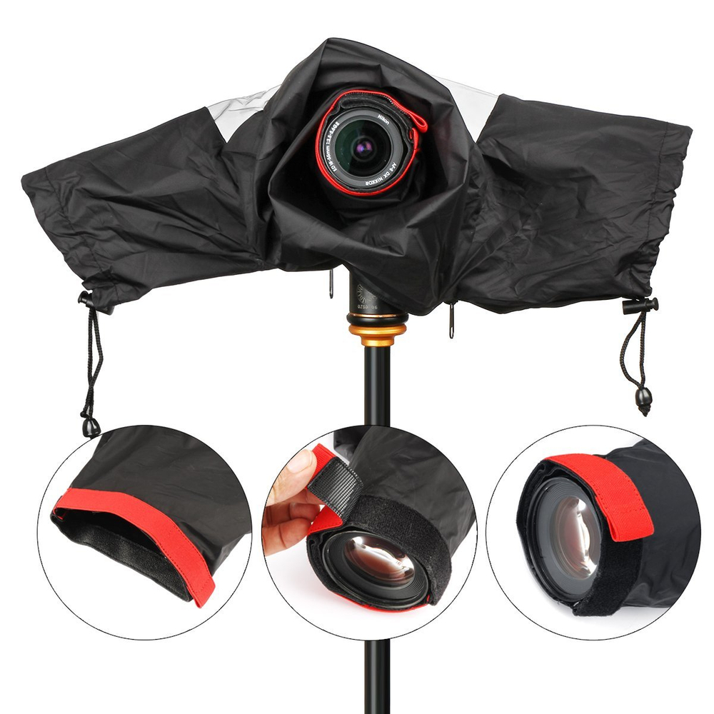 Профессиональный водонепроницаемый чехол дождевик WAKA Camera Rain Cover для камеры DSLR