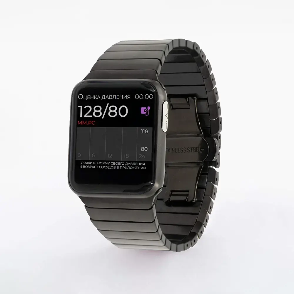 Health Watch Pro №5 Premium Умные часы здоровья с ЭКГ, чёрный