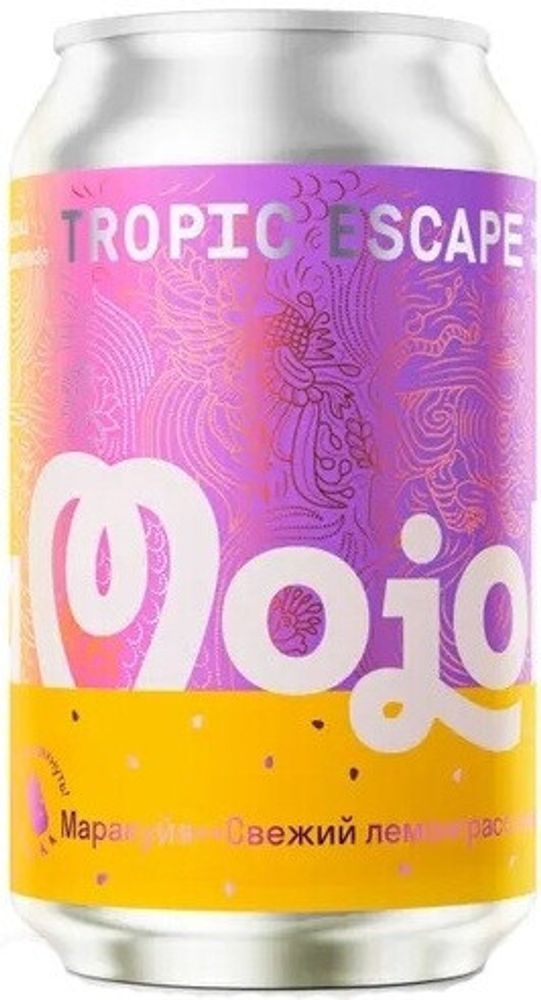Газированный напиток Моджо Тропик Эскейп / Mojo Tropic Escape 0.33 - банка