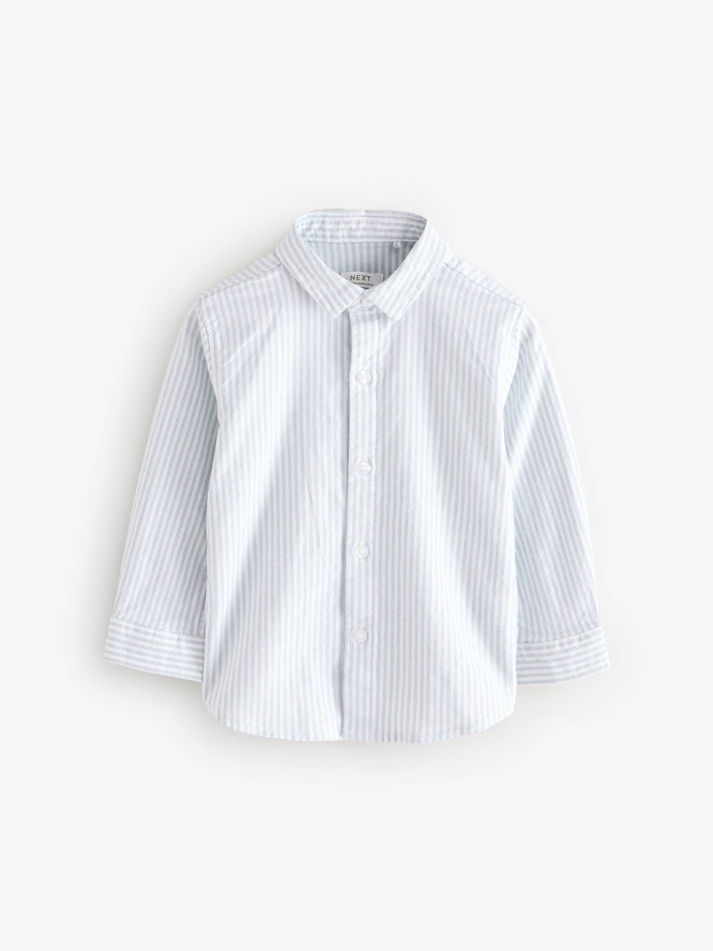 Рубашка и жилет вязаный в комплекте для мальчика Next K92-283, Молочный, Голубой