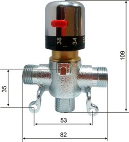 Авт. смеситель  для подготовки теплой воды KR533 12D (KG 532 12D)