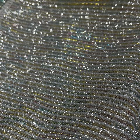 Ткань Софиты ш150см 100%пэ, цвет серебо/микс отлив