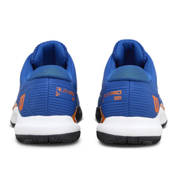 Детские теннисные кроссовки Wilson Rush Pro Ace Jr - deja vu blue/orange tiger/white