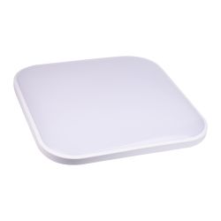 ULI-Q110 55W-3000K+4000K+6500K-S45 WHITE Светильник светодиодный накладной. Теплый свет3000K+Белый свет4000K+Дневной свет6500K. 450х450мм. IP40. Корпус белый. TМ Volpe