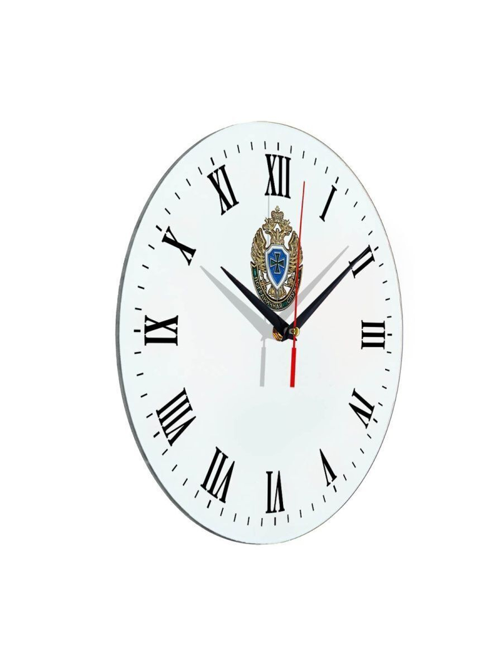 Настенные часы "Эмблема Пограничной службы 02 39" Декор для дома, подарок