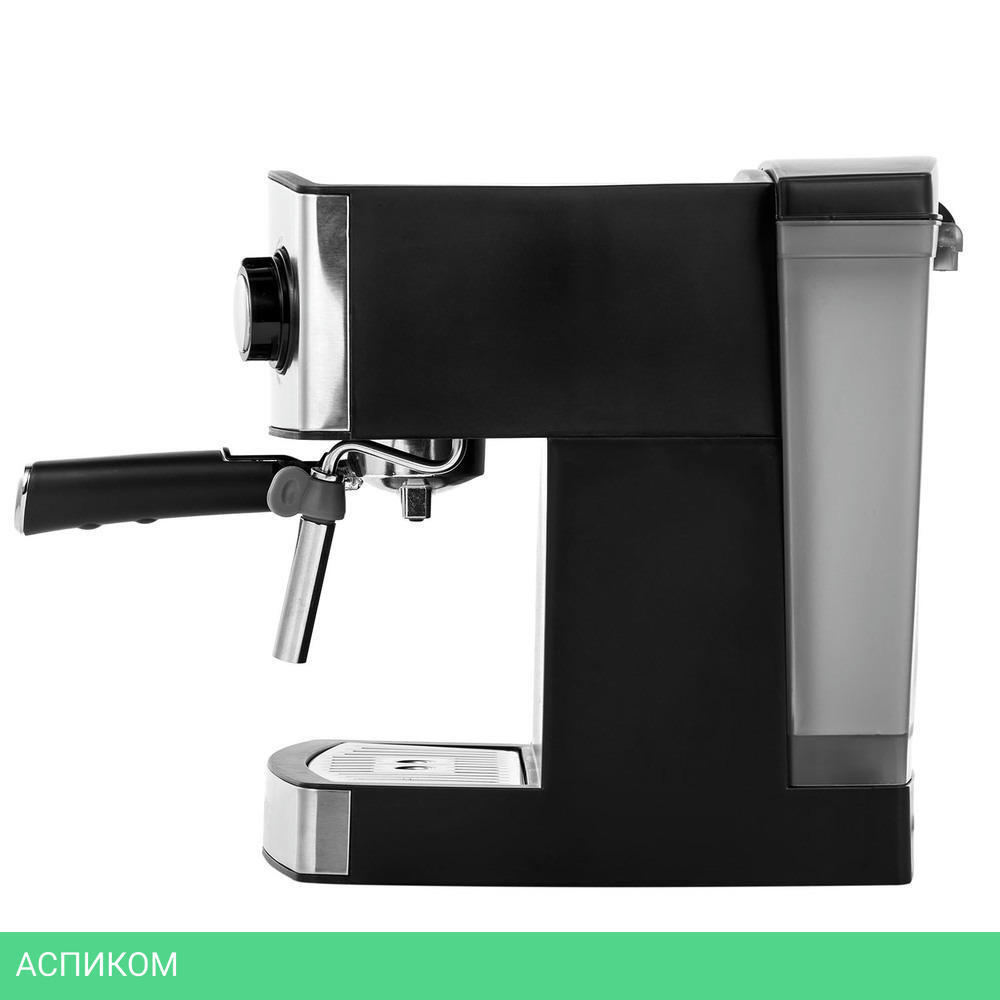 Кофеварка Polaris PCM 1537AE Adore Crema нержавеющая сталь/черный