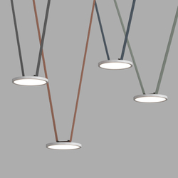 DK5566-WH+BK Cветильник для трека-ремня Belty, серия Flow, со светодиодом, D168*H29.5мм, 48V DC, 10W, RA90, 120°, 4000K, IP20, белый с черным, алюминий