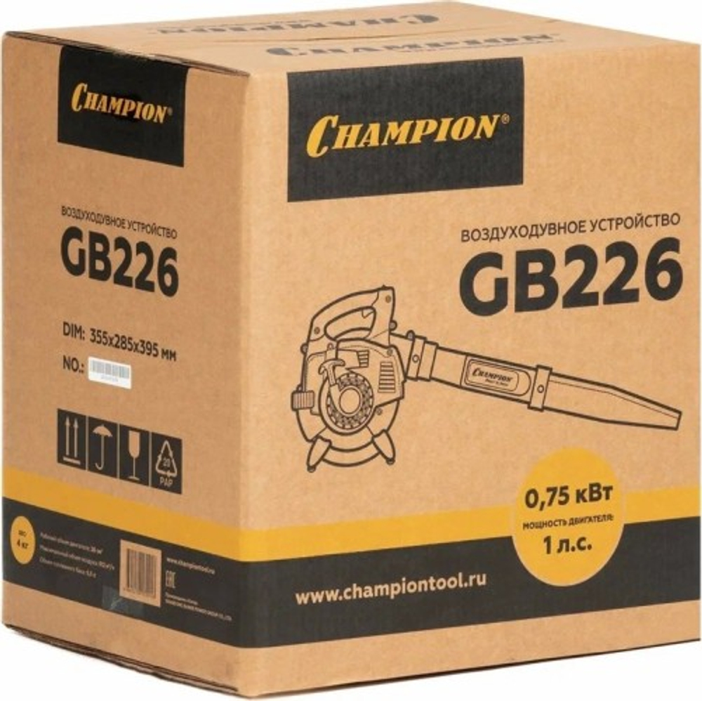 Пылесос-воздуходувка бензиновый CHAMPION GB226