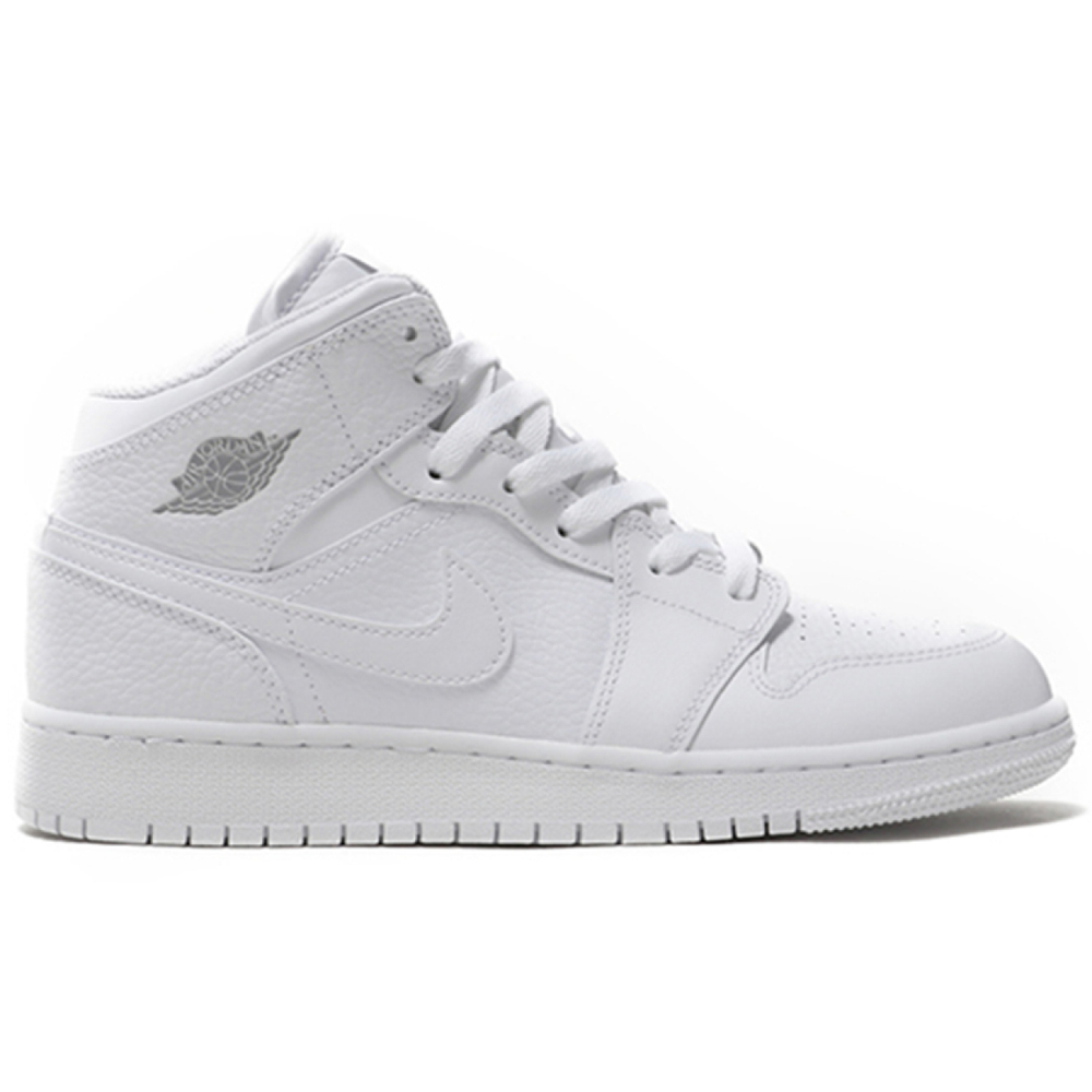 Кроссовки Air Jordan 1 Retro Mid GS Pure Platinum