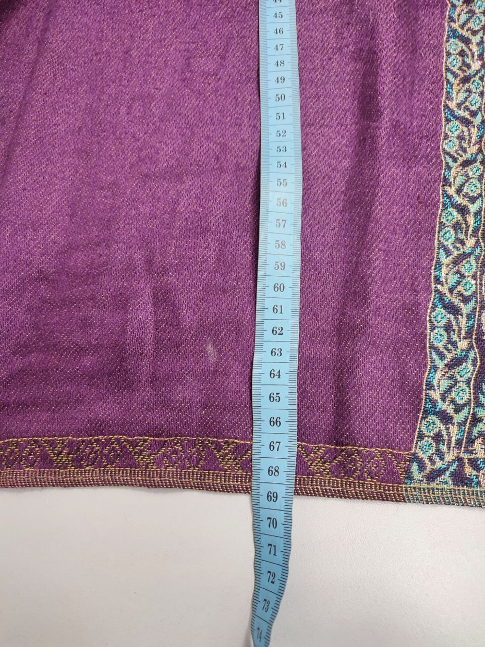 Шарф с шерстью