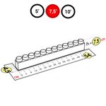 Балка красная для конструктора
