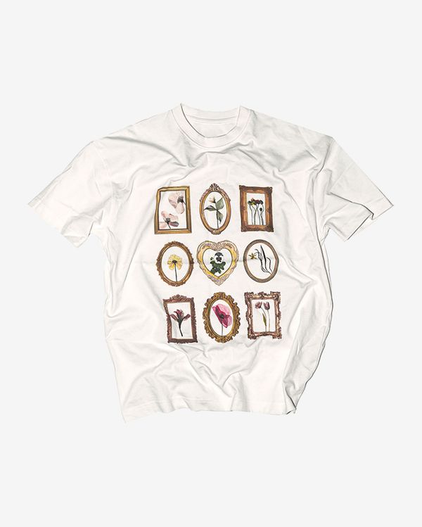 Футболка x Madina Belikova Flowers белая - фото 1