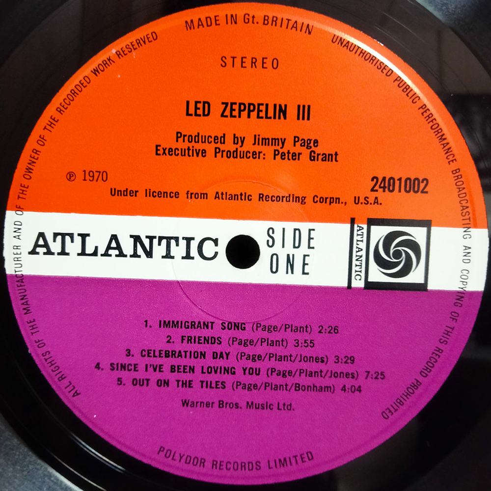 Led Zeppelin / Led Zeppelin III (LP)