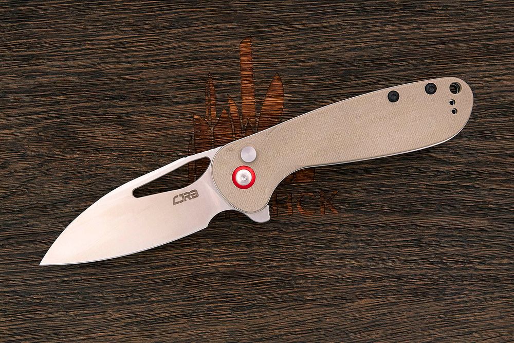 Нож складной CJRB Lago, клинок 87мм, сталь AR-RPM9, рукоять G10