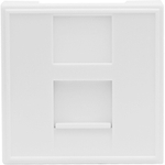 Розетка DEC RJ45 UTP кат.6,  2мод.,  бел. (45х45мм),  серия (тип) DEC