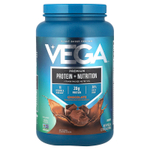 Vega, растительный протеин, премиальный протеин и питательный продукт, шоколад, 1,08 кг (2 фунта 6,2 унции)