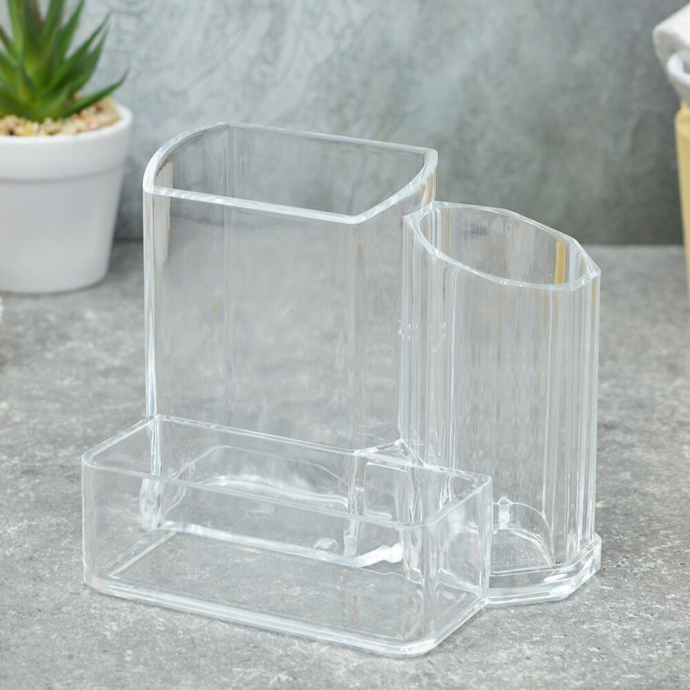 Органайзер для хранения "Фантэнегро" 3 отделения, 13*9,5*11см, прозрачный