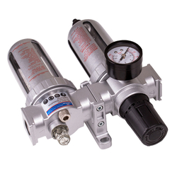 KING TONY (799A0-43C) Фильтр влагоотделитель с редуктором и лубрикатор 1/2", 10 бар