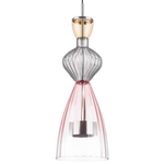 814003 Люстра BELLE LED 1х8W 450LM АЛЮМИНИЙ/МУЛЬТИКОЛОР 3000K