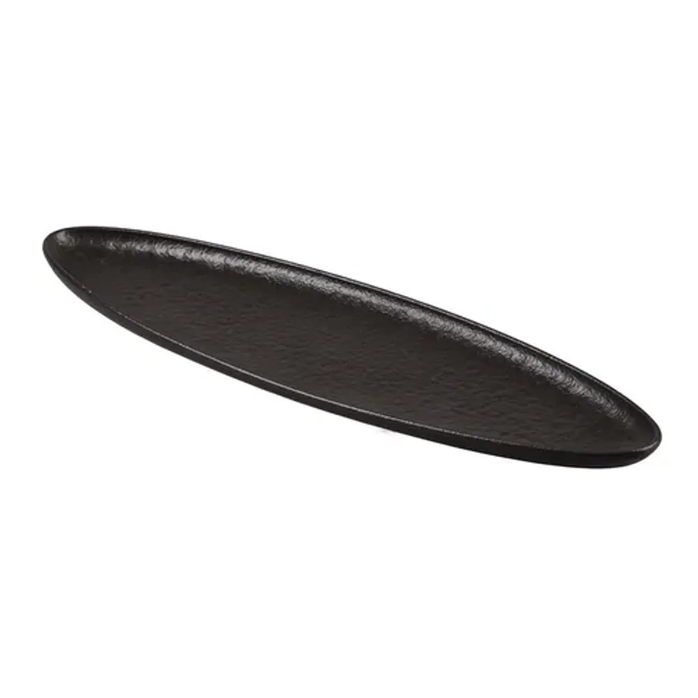 Блюдо овальное 40*11,5 см h2,4 см Smooth Black Raw Stellar P.L. Proff Cuisine [4]
