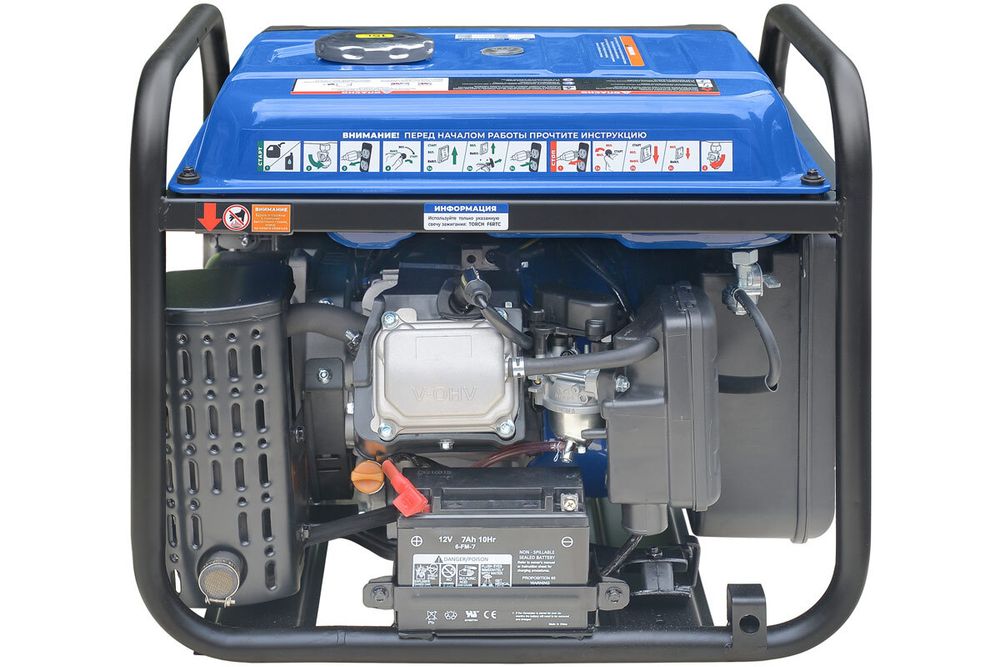 Бензогенератор инверторный ТСС SGG 4200Ei - [3.8 кВт / 220В] эл. старт