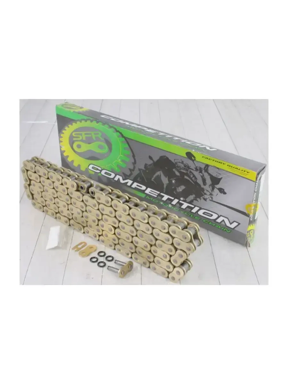 Мото цепь для питбайка сальниковая 428H-O 108 звеньев