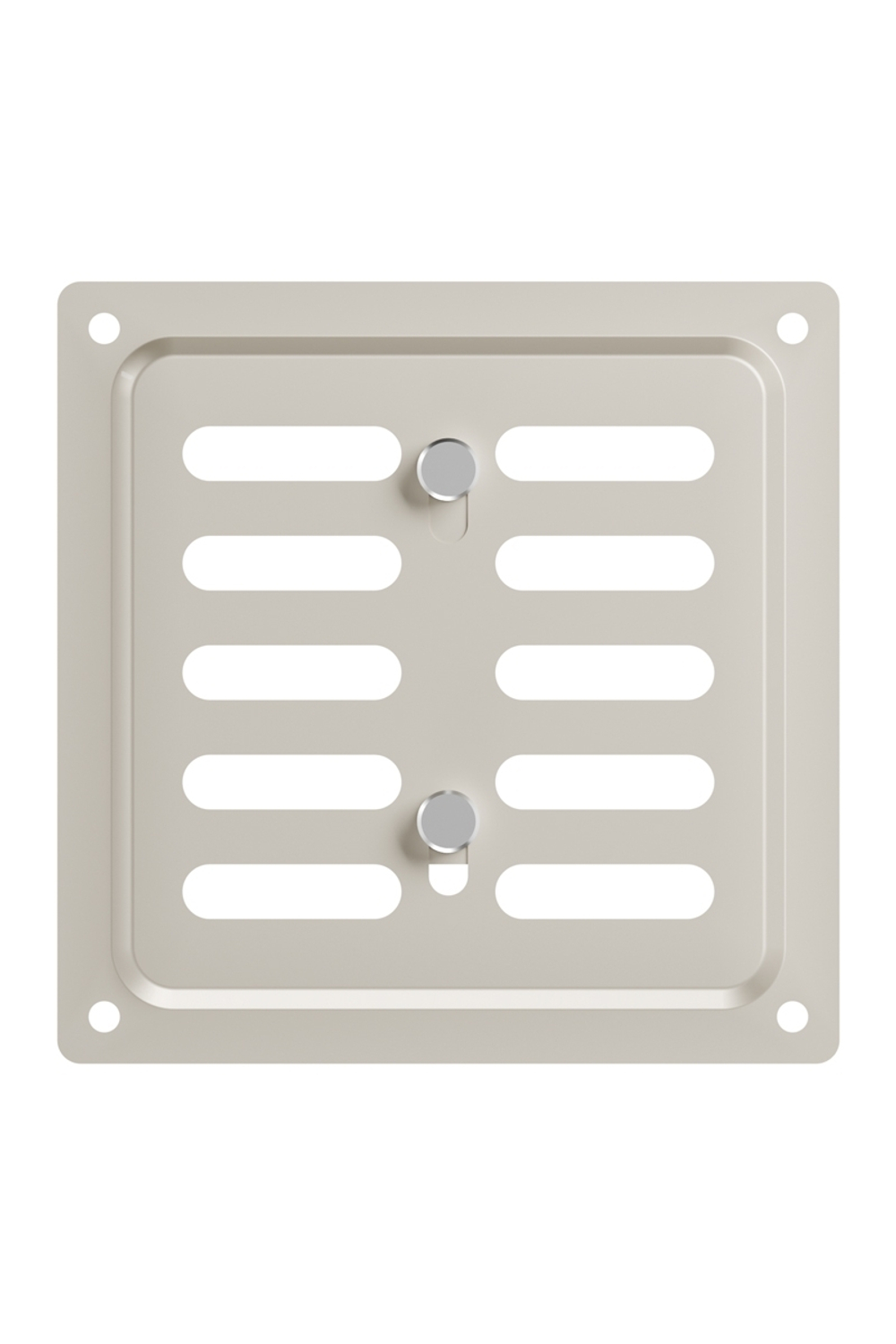 Решетка вентиляционная MER регулируемая 100x100 окраш.сталь Beige ERA