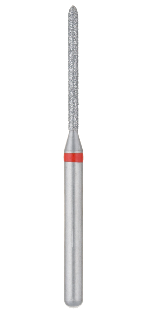 EDENTA F879.314.010 Алмазный бор 879 FG, d 1 мм, зернистость мелкая, форма торпеда