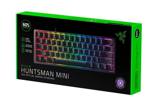 Razer Huntsman Mini (Red Switch) US Layout Gaming Keyboard Black (Чёрный)