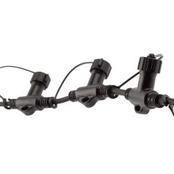 Разветвитель ЭРА ERAPS-R для гирлянд IP65 20 гнезд 2 метра каучук черный