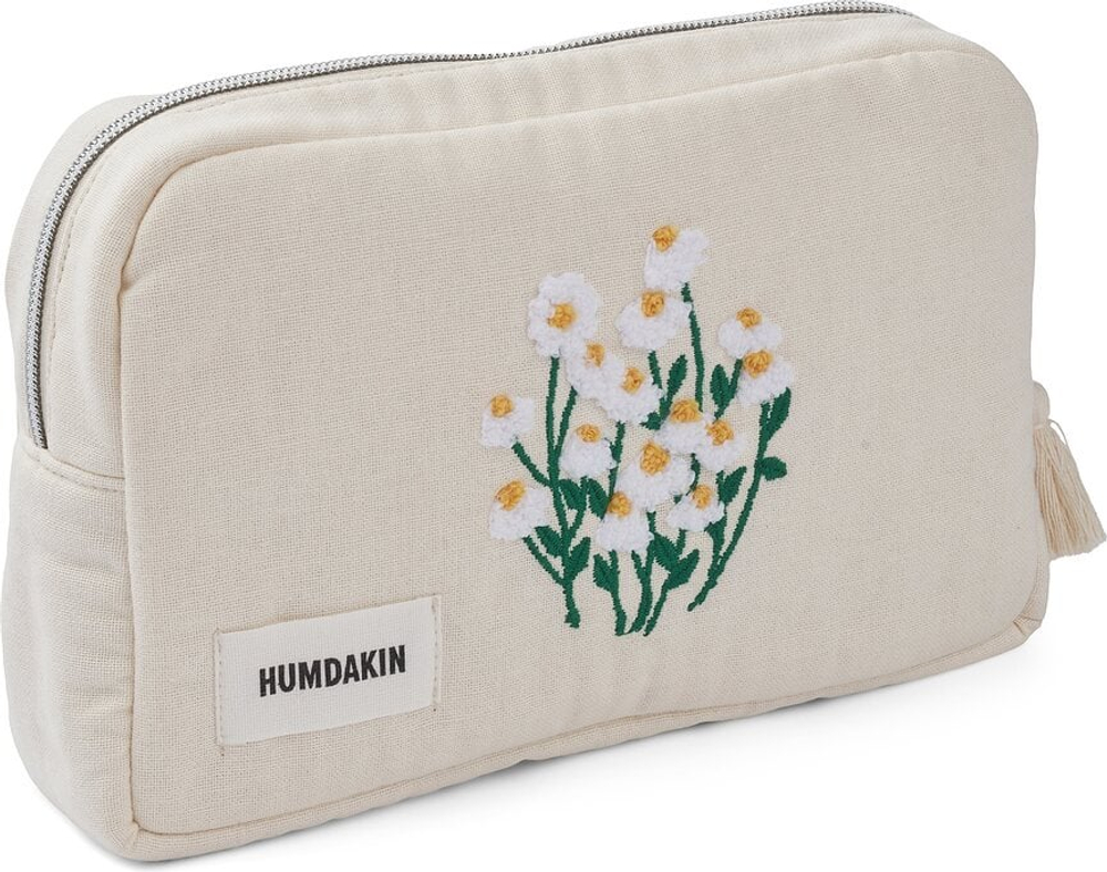 Косметичка Humdakin Embroidery, бежевая, хлопок