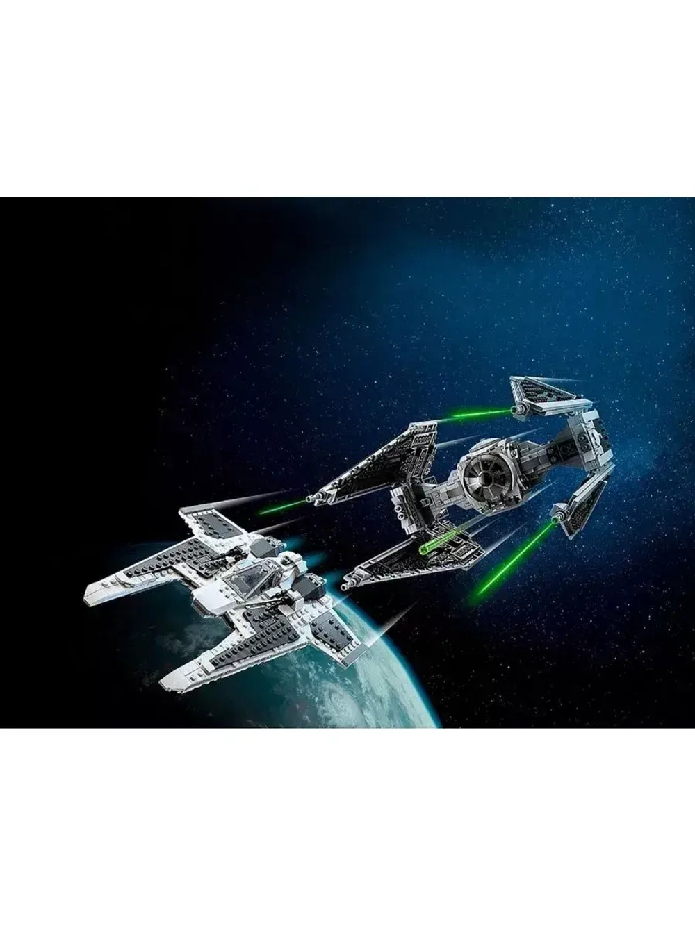 Конструктор Истребитель "Клык" против перехватичка 957 дет