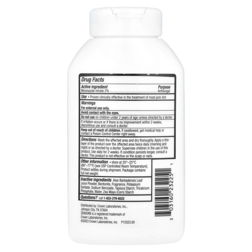 Zeasorb, Zeasorb® AF, противогрибковый порошок, 71 г (2,5 унции)