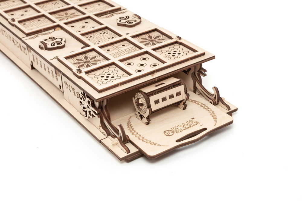 Настольная игра, конструктор деревянный 3D EWA Gameset Ур и Сенет