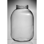 Банка винтовая стекло D82 3л