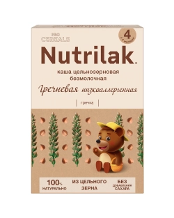 Каша безмолочная Nutrilak Premium Procereals гречневая низкоаллергенная 200г с 4месяцев