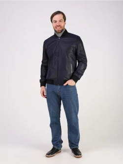 Кожаная куртка демисезонная замшевая бомбер под джинсы