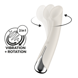 Вибратор для точки G Satisfyer Spinning G-Spot 1, бежевый