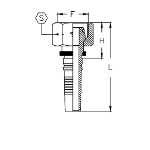 Фитинг DN 32 DKO-S (Г) 52x2 38 Interlock